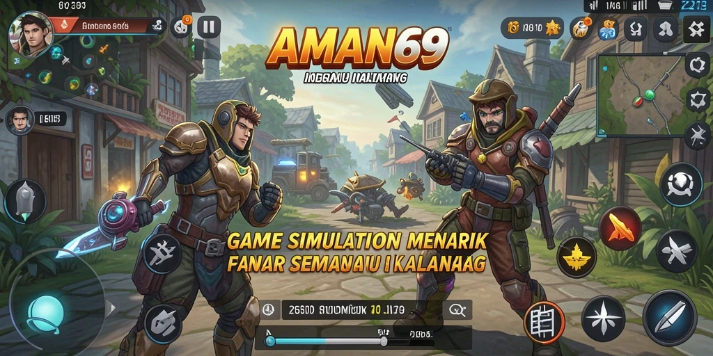 Tampilan gameplay AMAN69 yang menarik dan interaktif.