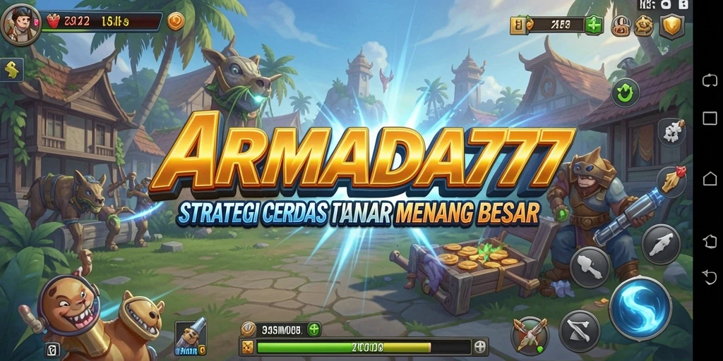 Tangkapan layar ARMADA777 menampilkan aksi strategi mendebarkan.