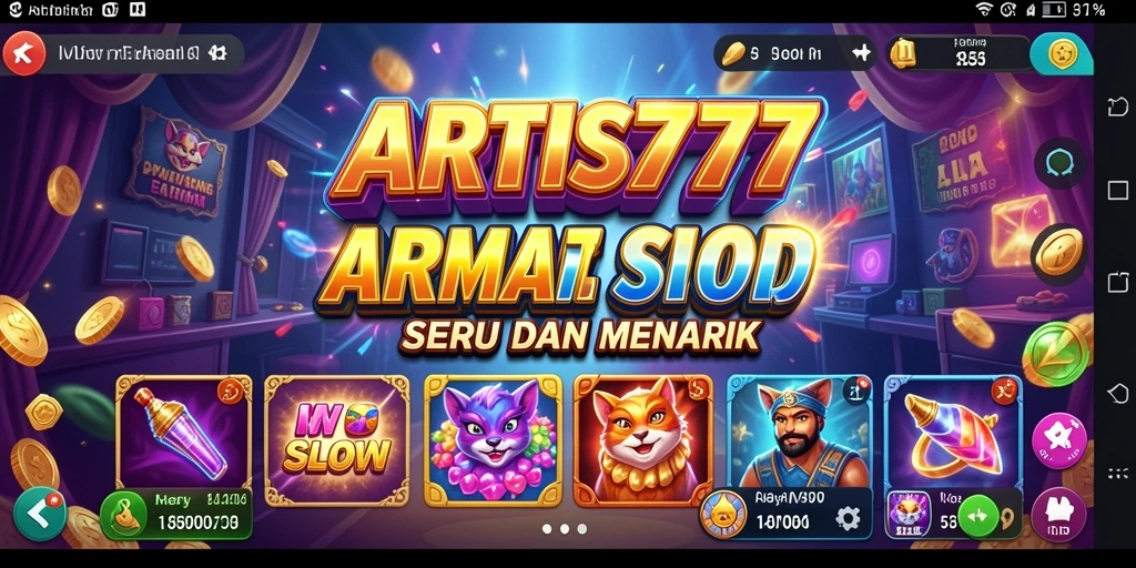 Tampilan gameplay slot seru di ARTIS777.