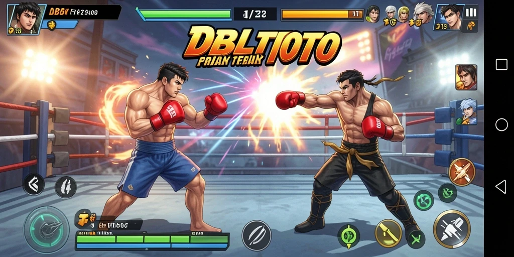 Tampilan aksi pertarungan intens dalam DBLTOTO yang mendebarkan.