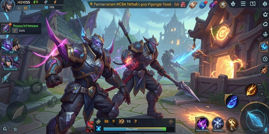 Gameplay seru dengan karakter unik dan taktik mendalam.