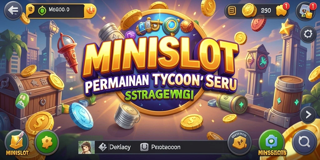 Tampilan gameplay yang menarik di MINISLOT dengan berbagai slot machine.