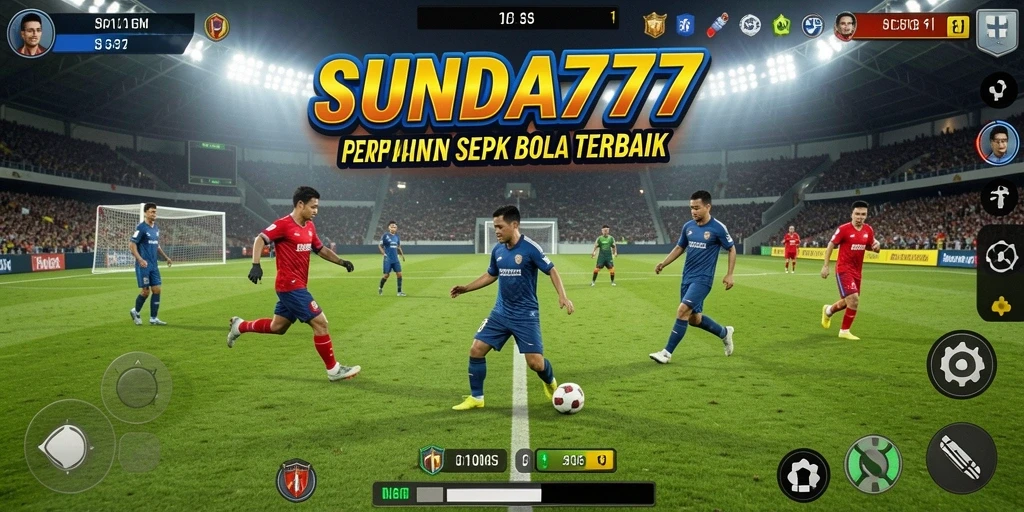 Tampilan menarik dari gameplay SUNDA777 dengan aksi sepak bola seru.