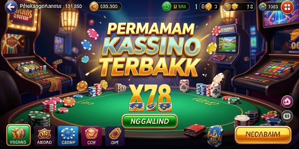 Screenshot game Kasino X78 menampilkan pengalaman bermain yang seru dan mendebarkan.